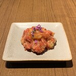 焼肉うしごろ - 富山産白海老の和牛ユッケ