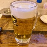 中野ウロコ本店 - 「生ビール」サッポロ黒ラベル。659円也。