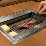 焼肉うしごろ - 牛ヒレ・フォアグラ・トリュフのロッシーニサンド