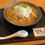 串焼き BUBU-TON - 限定の深谷ネギの牡蠣玉子とじ餡かけうどん❣️