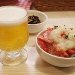 トンテキ食堂8 - トマトのサラダ(450円)