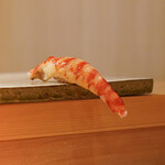 東麻布 天本 - 垂れる車海老