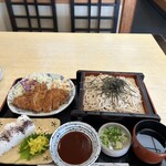 玉家 - 料理写真:ざるそばかつセット