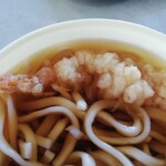 ドライブイン七輿 - 天ぷらうどん 350円
