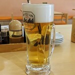 Yokobori Gyouza - 生ビール