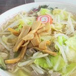 塩苅食堂 - もつ野菜ラーメン