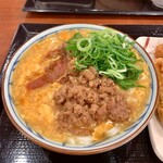 丸亀製麺 - 肉がさね玉子あんかけ・並。790円