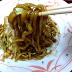 俺の中華たなか家 - ❊ピント❊が合ってない(TOT)「麺リフト⤴️」　特製ソースが「自家製太麺」に絡んで超✨旨し♥