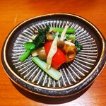 サワダ飯店 横浜ランドマークプラザ店 - 季節野菜の塩炒め