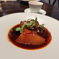 膳處漢ぽっちり - 牛タンと聖護院大根　ピリ辛であと引く味