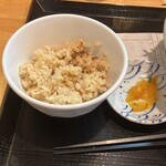 手打ちうどん　うえだ - 炊き込みご飯　