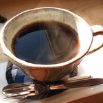 遊の丘 - 十割手打ちそば＋ドリンク＋デザート付￥1100の本日のコーヒー（H25.12.5撮影）