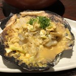 三代目網元 魚鮮水産 - ホタテ貝焼き味噌