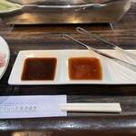 一人焼肉バー Moku×2 - タレは二種類