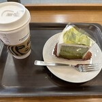 スターバックスコーヒー - 宇治抹茶シフォンケーキ＋ドリップコーヒーGrande