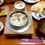 千成 - 釜飯定食　松　2200円＋330円（五目釜飯）税込