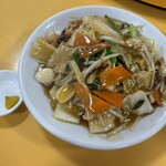 中国料理 樹林 - あんかけ焼きそば(麺大盛り)
