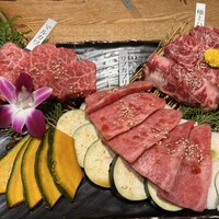 和牛 まつした 本通り店 - 本日の希少部位(タレ焼き)は、マルカワ、リブカブリ、極上ハラミ