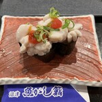 numaduuogashizushi - 白子たっぷりの白子軍艦！プリプリで食べ応えありました！