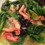 肉魚ダイニング　艶吉 - ゴマ油の風味がよく中からカニがいっぱい出て来ました