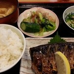 まんじ - さばの塩焼き