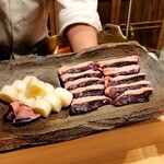 銀座 きた川 - 鴨の油をうまく活かす焼きでした