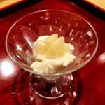 銀座 きた川 - 洋梨アイスクリーム