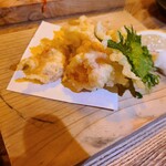 地酒と道産食材 一笑 - 筋子天ぷら