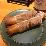 ワイン＋つまみ Nomka - 豚耳とタンの春巻き