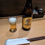 つきじ 文化人 - ビール