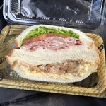 サニーサイド - 照りたま&マッシュポテトサンド(462円)。美味しい