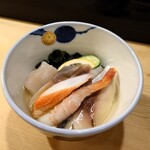 菊鮨 - 酢の物盛り合わせ
