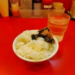 横浜家系ラーメン 裏大輝家 - 食べ放題ライス+裏カッパで・・・