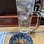 琥羊 - お通しとハイボール