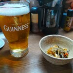 味の蔵どんつく - ノンアルコールビールとお通し