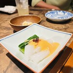 酒と肴 ててて - アオリイカと分葱のヌタ