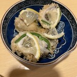 天ぷら新宿つな八 - 牡蠣ピーマン¥990