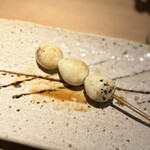 鳥さみ - ⑤半熟うずら玉子