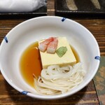 つかさ - お通しの玉子豆腐