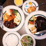 Bespoke - ＭＩＸフライ ランチ、ハンバーグ ランチ