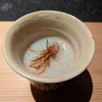 日本焼肉はせ川 別亭 - 小吸物 海老芋すり流し(コース料理 師走)