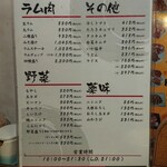 炭火ジンギスカン いい田屋 - メニュー