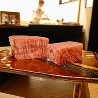 隠れ家鉄板おぶ - 佐賀牛のシャトーブリアンとサーロイン
