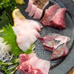 梅山鉄平食堂 - 2023.12 刺身盛り合わせ（1,730円）