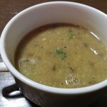 ビサン - ランチセットの豆のスープ