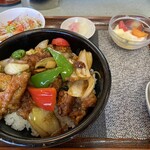 中国料理 頤和園 - 唐揚げ丼