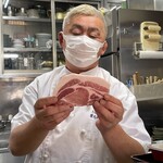 とんかつ 栄ちゃん - 本日のわくわく。結旨豚ちゃんだよ