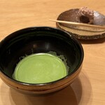 是しん - 最後にお抹茶