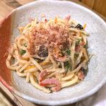 串一徹 - 明太子入り焼うどん　2023.12.28