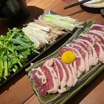 東京料理 アネモネ - メインのセリ鍋。